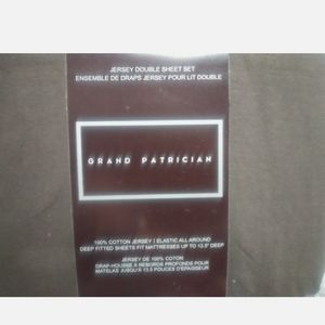 New Grand Patrician Jersey Knit Full sheet set